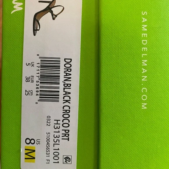 Sam Edelman Doran Black Strappy Heels - Picture 5 of 6